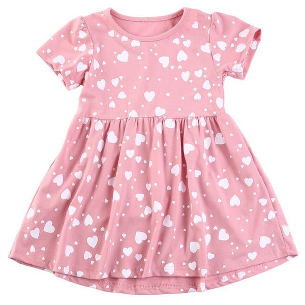 Dresses - Pink Heart Dress