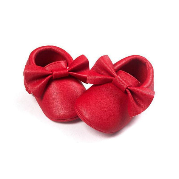 Moccasins - Baby Mocs - Bow