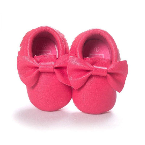 Moccasins - Baby Mocs - Bow