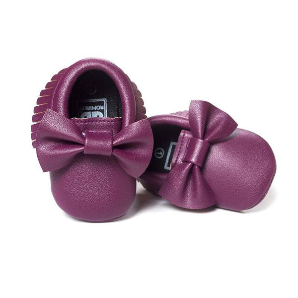 Moccasins - Baby Mocs - Bow