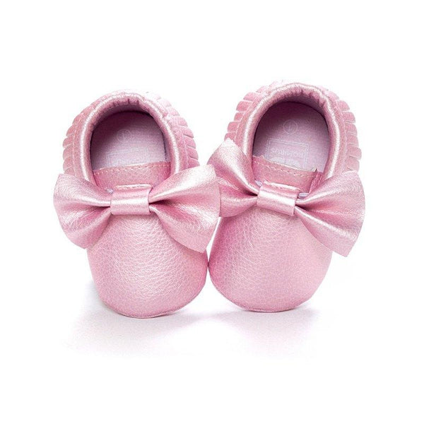 Moccasins - Baby Mocs - Bow