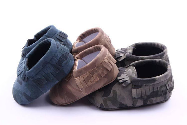 Moccasins - Baby Mocs - Camo