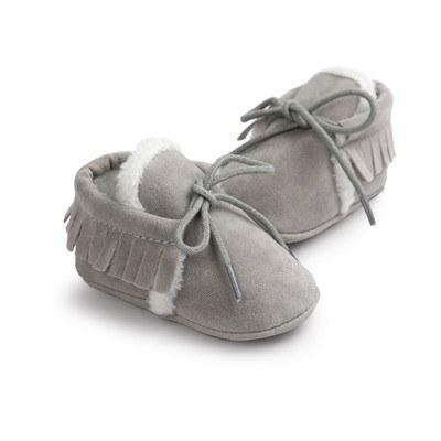 Moccasins - Baby Mocs - Fur Lined