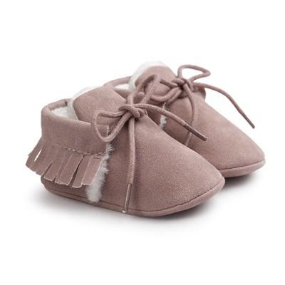 Moccasins - Baby Mocs - Fur Lined