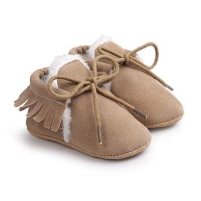 Moccasins - Baby Mocs - Fur Lined