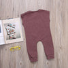 Romper - Beary Burgundy