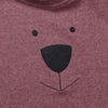 Romper - Beary Burgundy