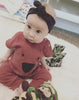 Romper - Beary Burgundy