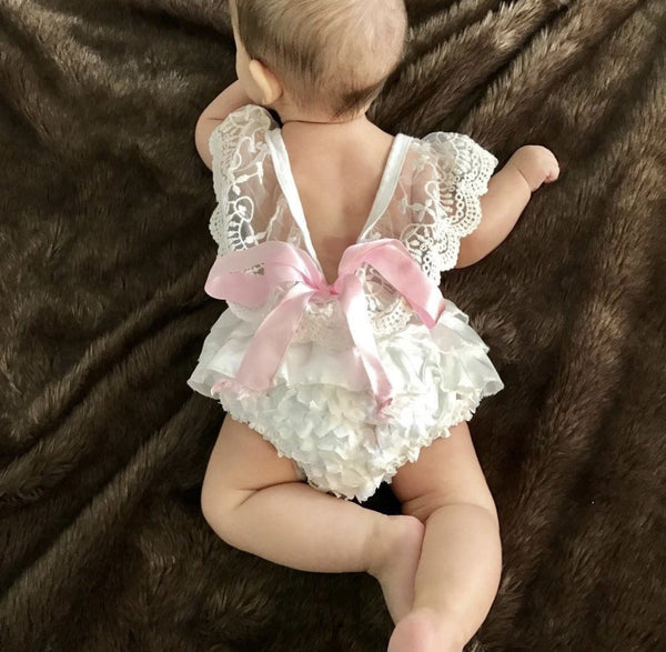 Romper - Callie White Lace Romper