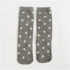 Socks - Knee High Socks - Gray Star