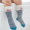 Socks - Knee High Socks - Striped Cat