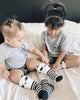 Socks - Knee High Socks - Striped Panda