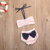 Swim - Ava - Striped Swim Suit