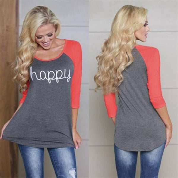 T-Shirts - Happy