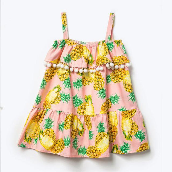 Pineapple Baby Dress